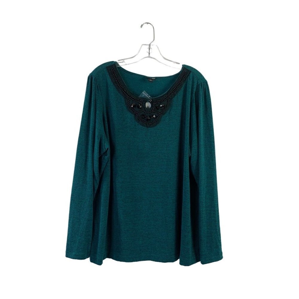 East 5th Women's Emerald Green Blouse